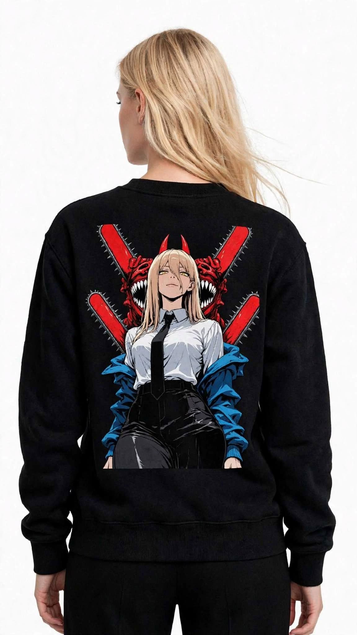 Chainsaw Girl Graphic Sweatshirt | 350 GSM | 100% Cotton