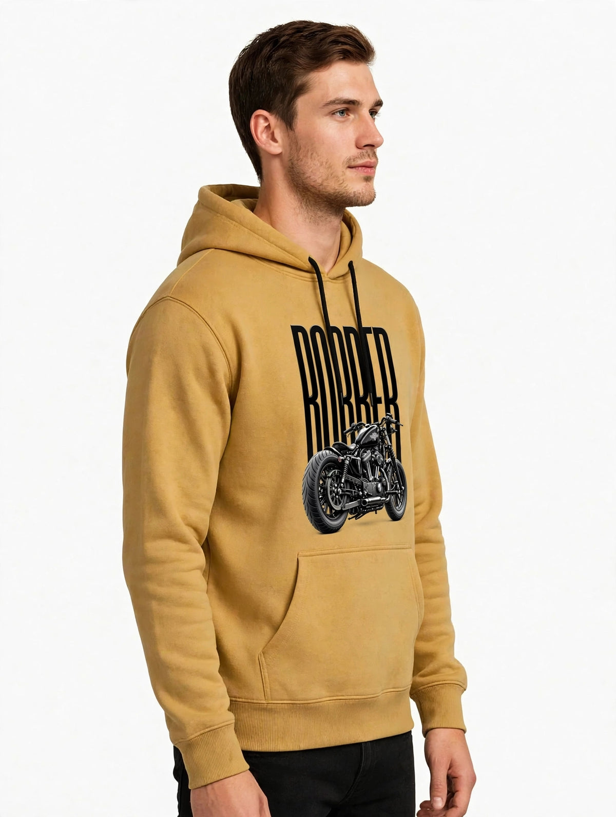 Biker Graphic Hoodie | 350 GSM | 100% Cotton