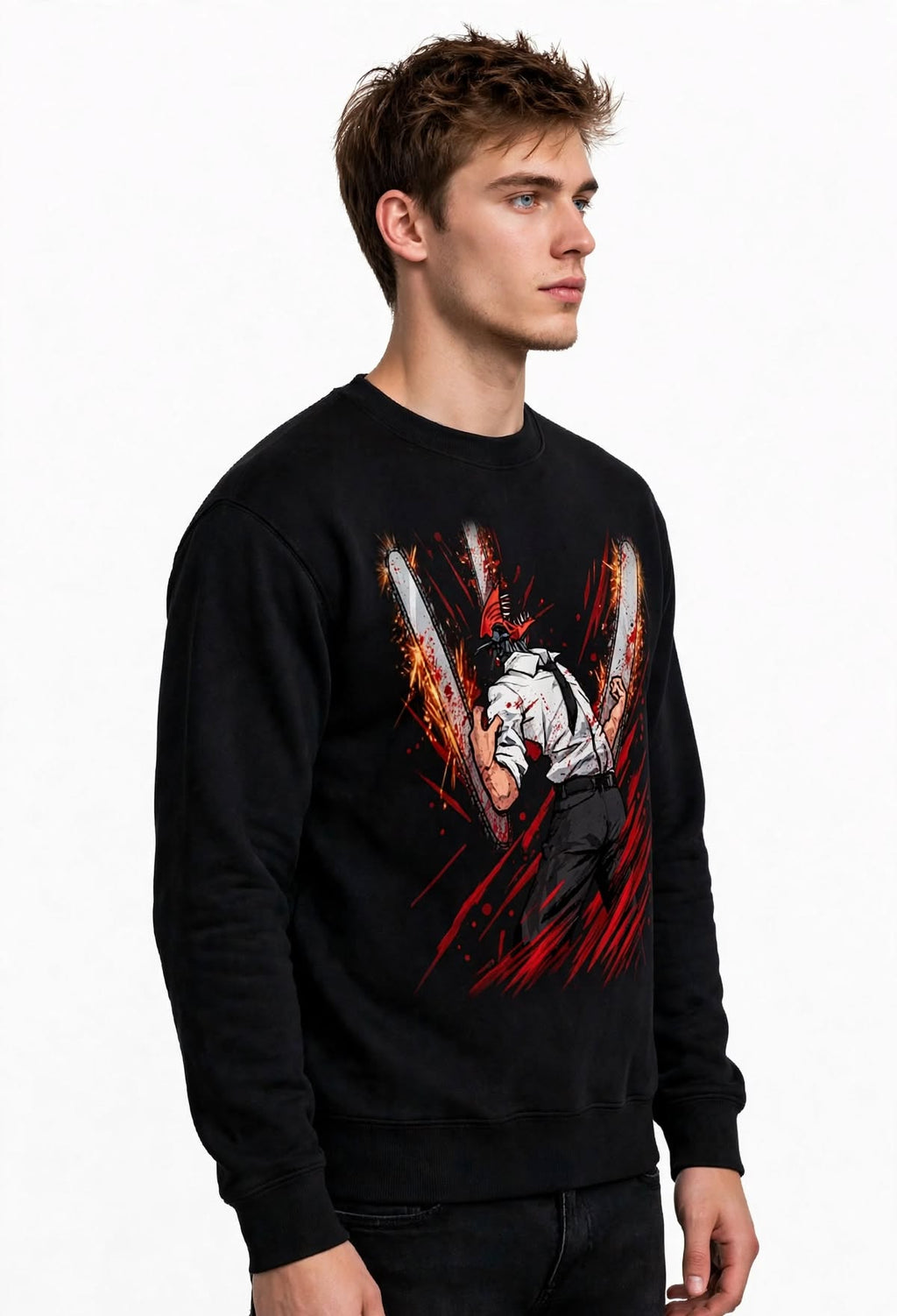 Chainsaw Man Graphic Sweatshirt | 350 GSM | 100% Cotton