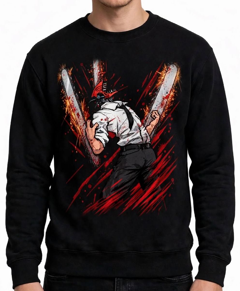 Chainsaw Man Graphic Sweatshirt | 350 GSM | 100% Cotton