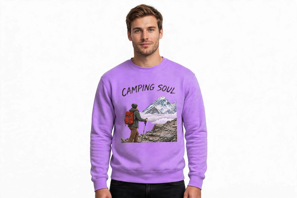Camping Soul Graphic Sweatshirt | 350 GSM | 100% Cotton
