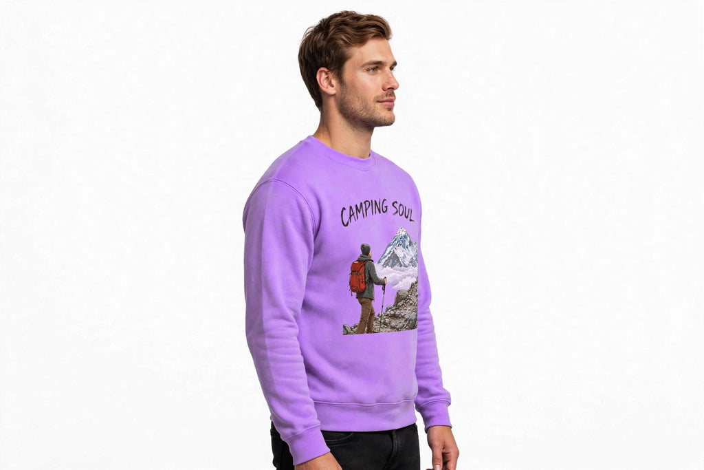 Camping Soul Graphic Sweatshirt | 350 GSM | 100% Cotton