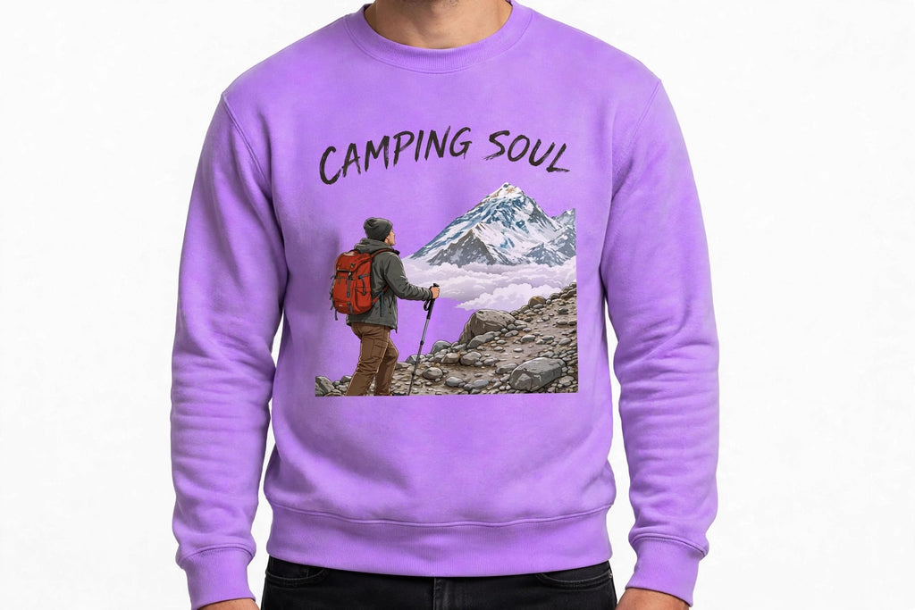 Camping Soul Graphic Sweatshirt | 350 GSM | 100% Cotton