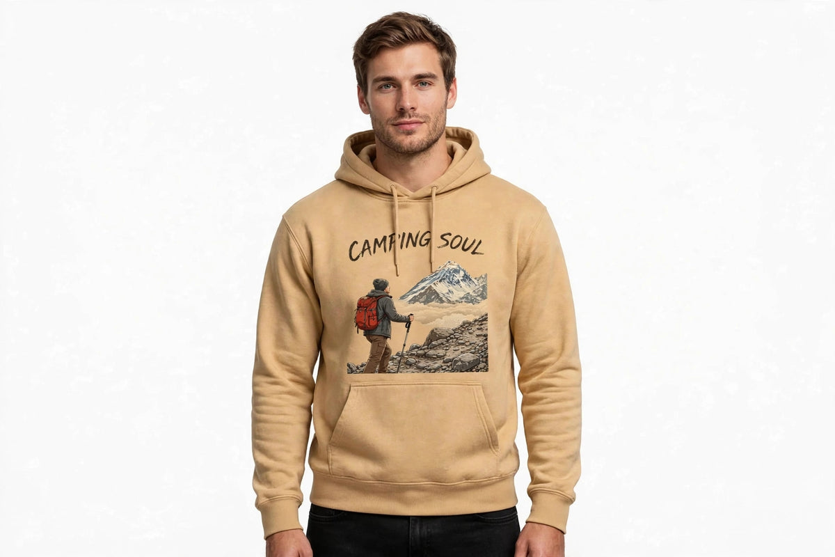 Camping Soul Graphic Hoodie | 350 GSM | 100% Cotton