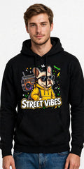 Street Vibes Graphic Hoodie | 350 GSM | 100% Cotton