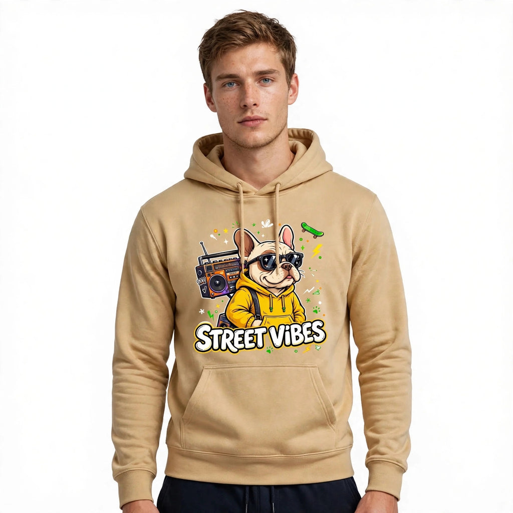 Street Vibes Graphic Hoodie | 350 GSM | 100% Cotton