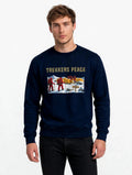 Trekkers Peace Graphic Sweatshirt | 350 GSM | 100% Cotton