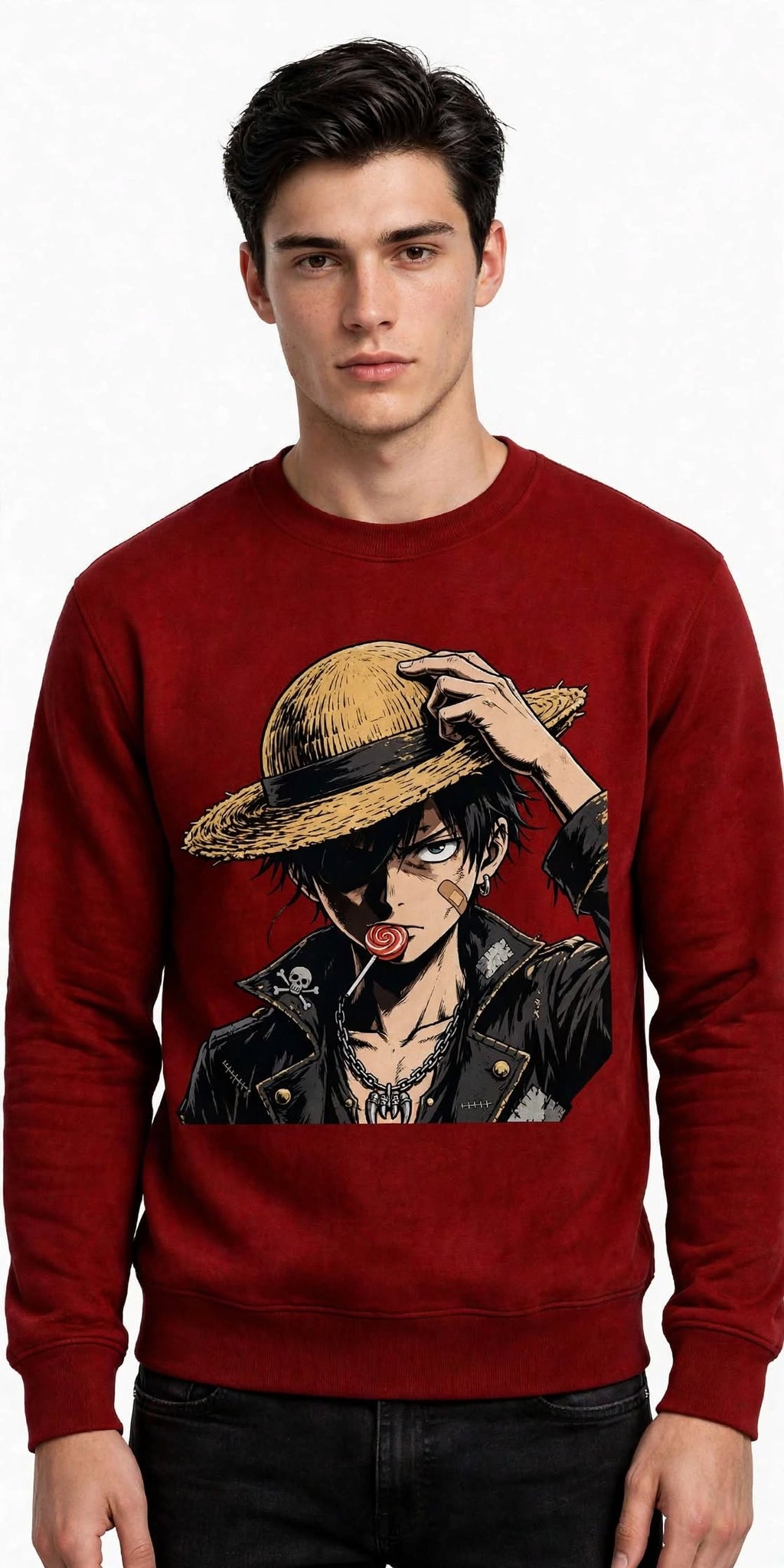 Hat Design Graphic Sweatshirt | 350 GSM | 100% Cotton