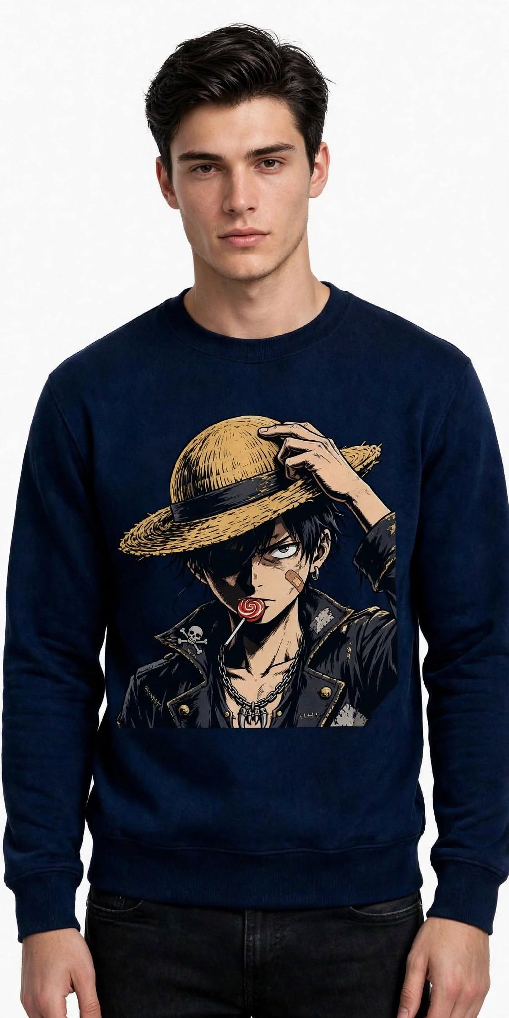 Straw Hat Anime Graphic Hoodie | 350 GSM | 100% Cotton