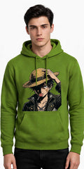Straw Hat Anime Graphic Hoodie | 350 GSM | 100% Cotton