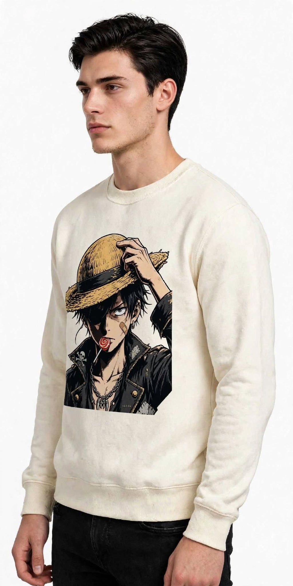 Hat Design Graphic Sweatshirt | 350 GSM | 100% Cotton