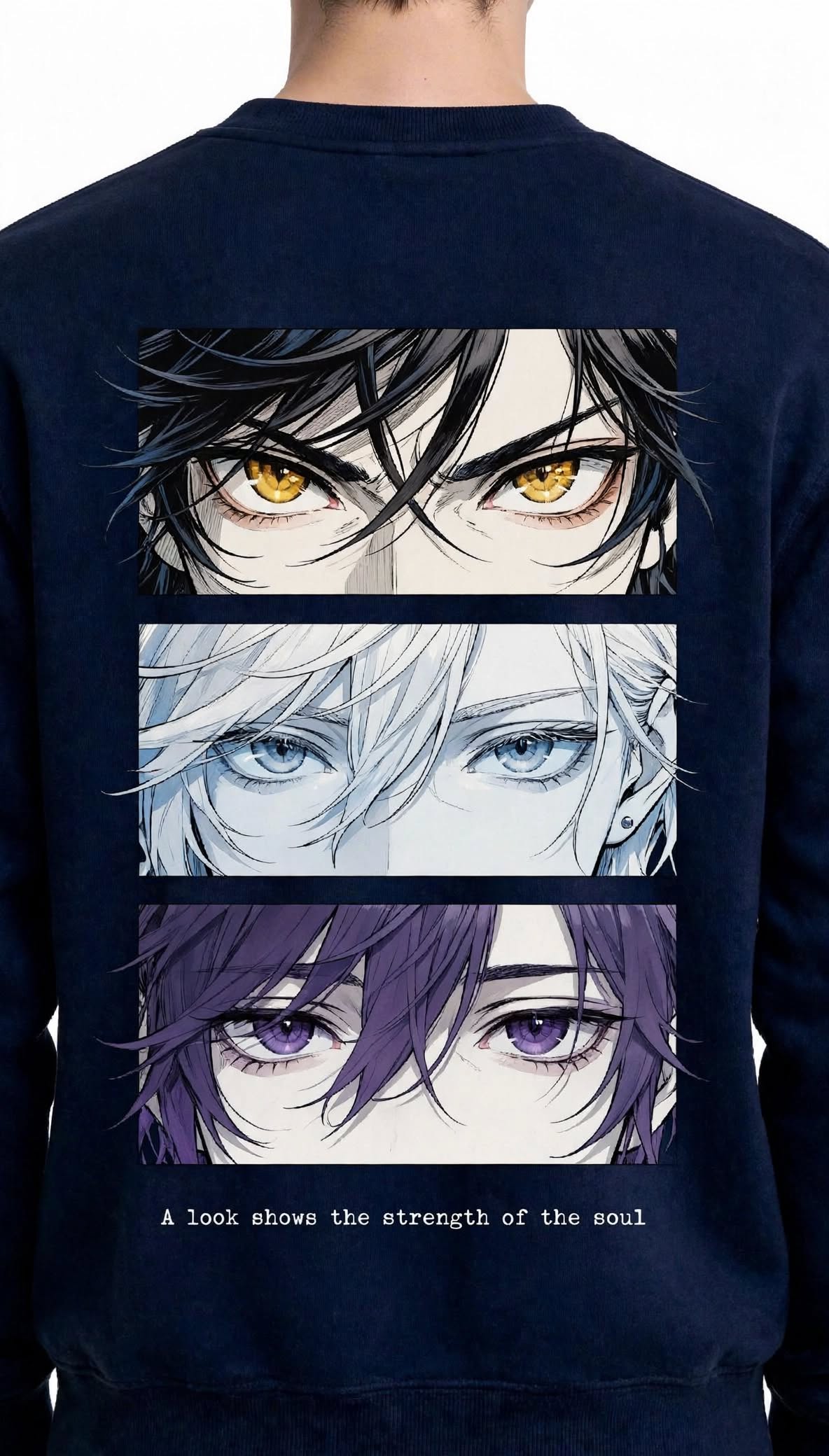 A Look Shows the Strength of the Soul Graphic Sweatshirt | 350 GSM | 100% Cotton