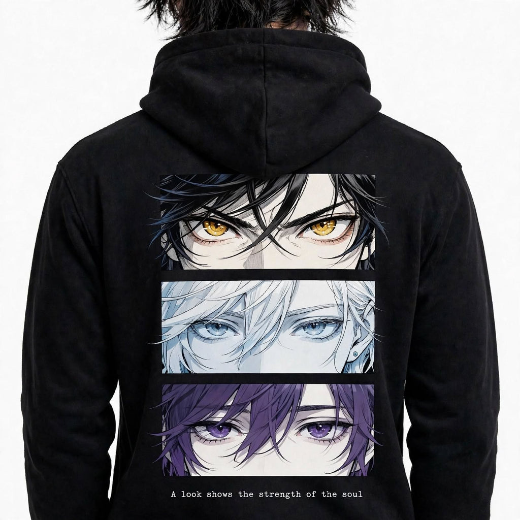 A Look Shows the Strength of the Soul Graphic Hoodie | 350 GSM | 100% Cotton