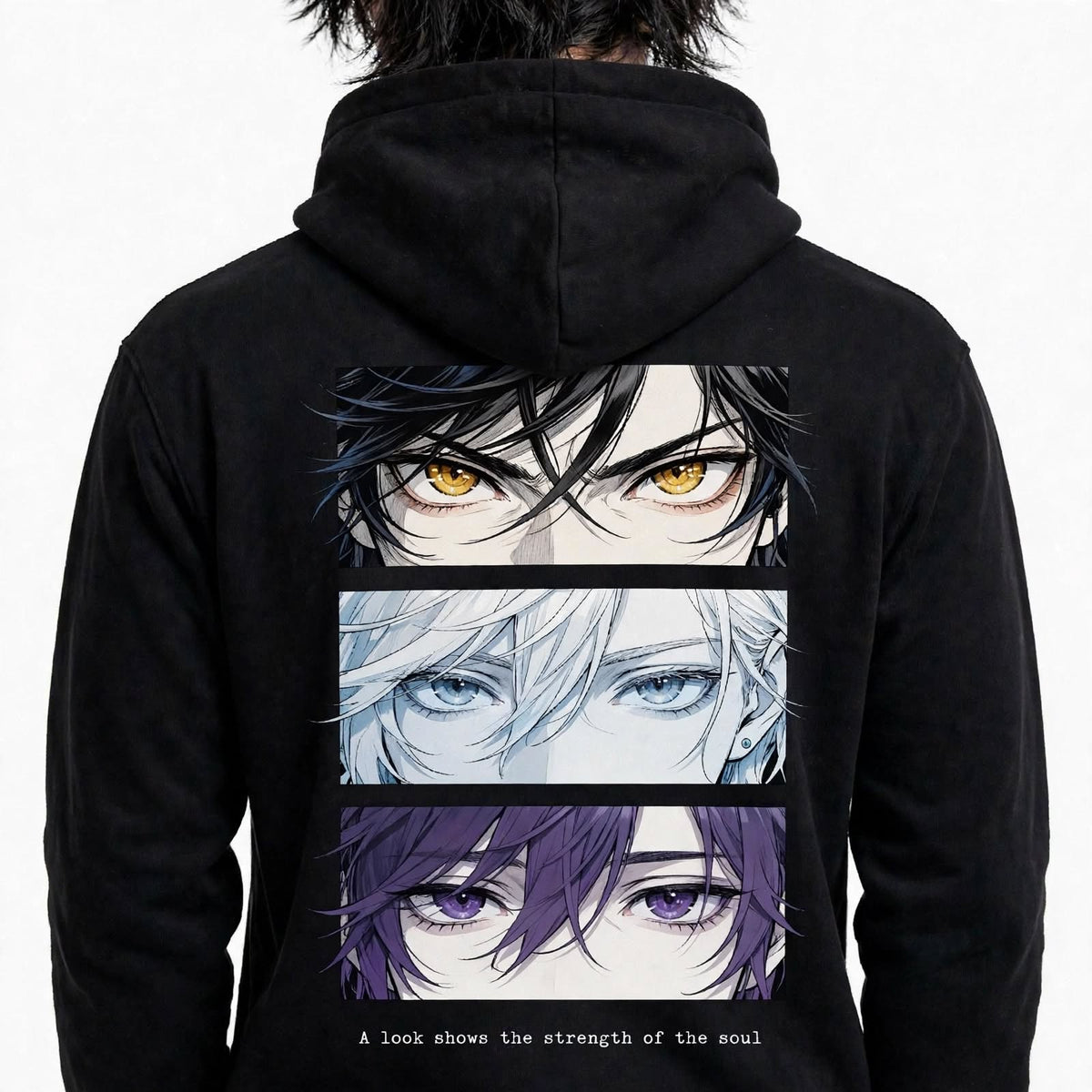 A Look Shows the Strength of the Soul Graphic Hoodie | 350 GSM | 100% Cotton