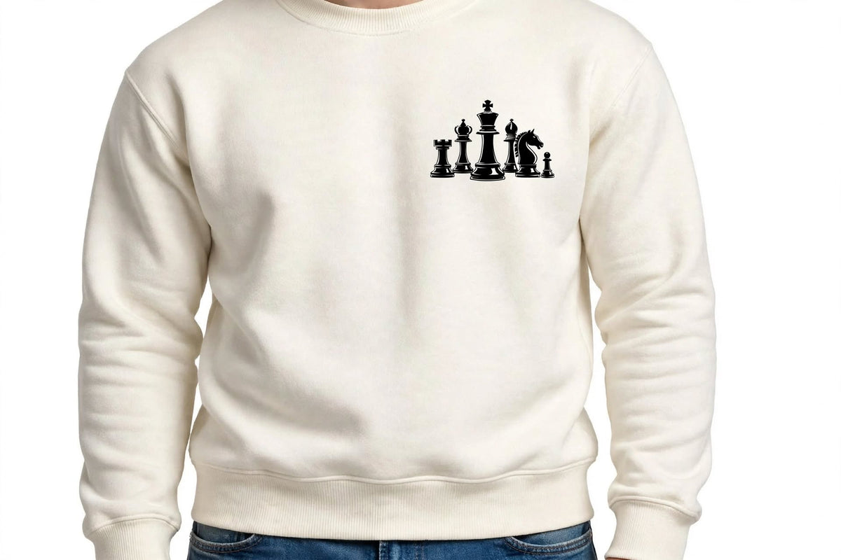 Chess Graphic Sweatshirt | 350 GSM | 100% Cotton