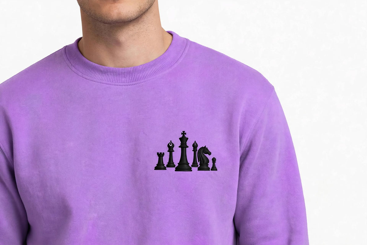 Chess Graphic Sweatshirt | 350 GSM | 100% Cotton
