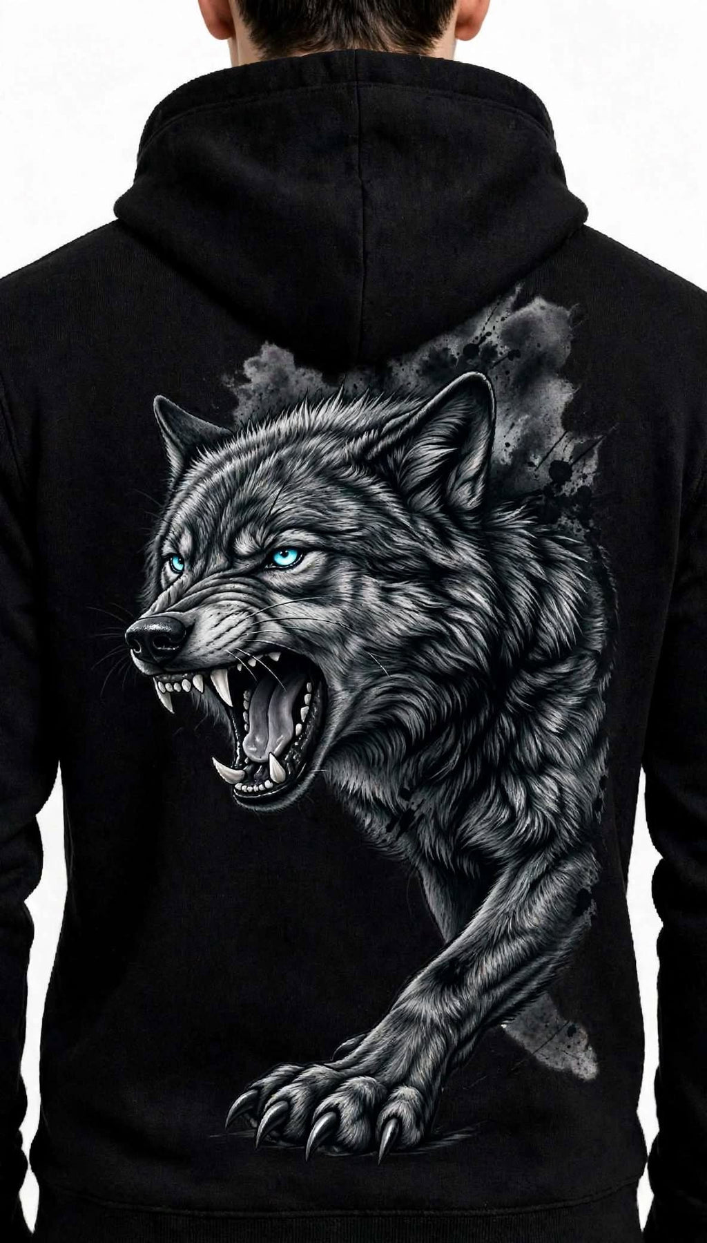 Wolf Graphic Hoodie | 350 GSM | 100% Cotton