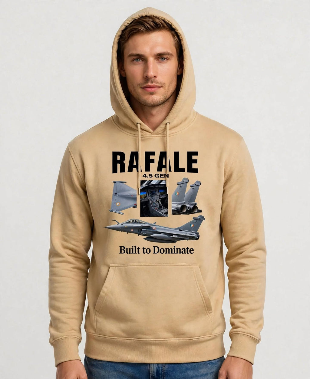 Rafale Graphic Hoodie | 350 GSM | 100% Cotton