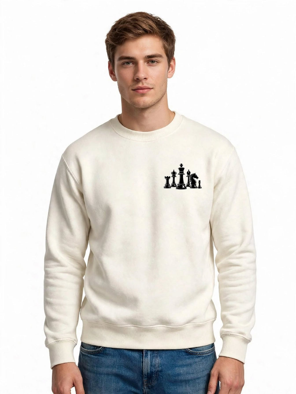 Chess Graphic Sweatshirt | 350 GSM | 100% Cotton