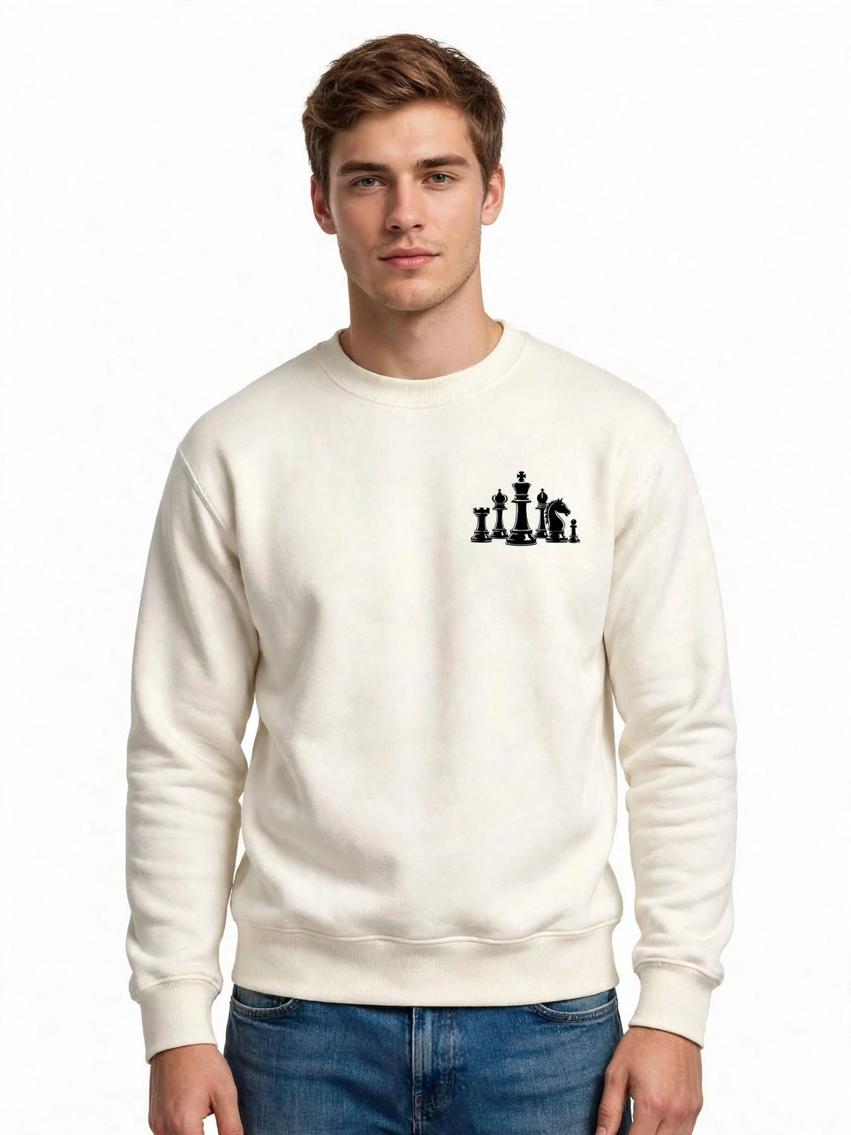 Chess Graphic Sweatshirt | 350 GSM | 100% Cotton