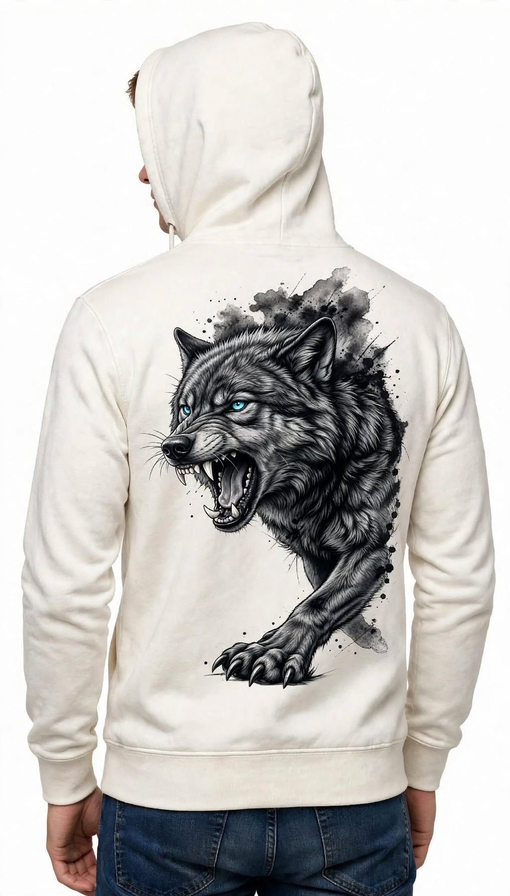 Wolf Graphic Hoodie | 350 GSM | 100% Cotton