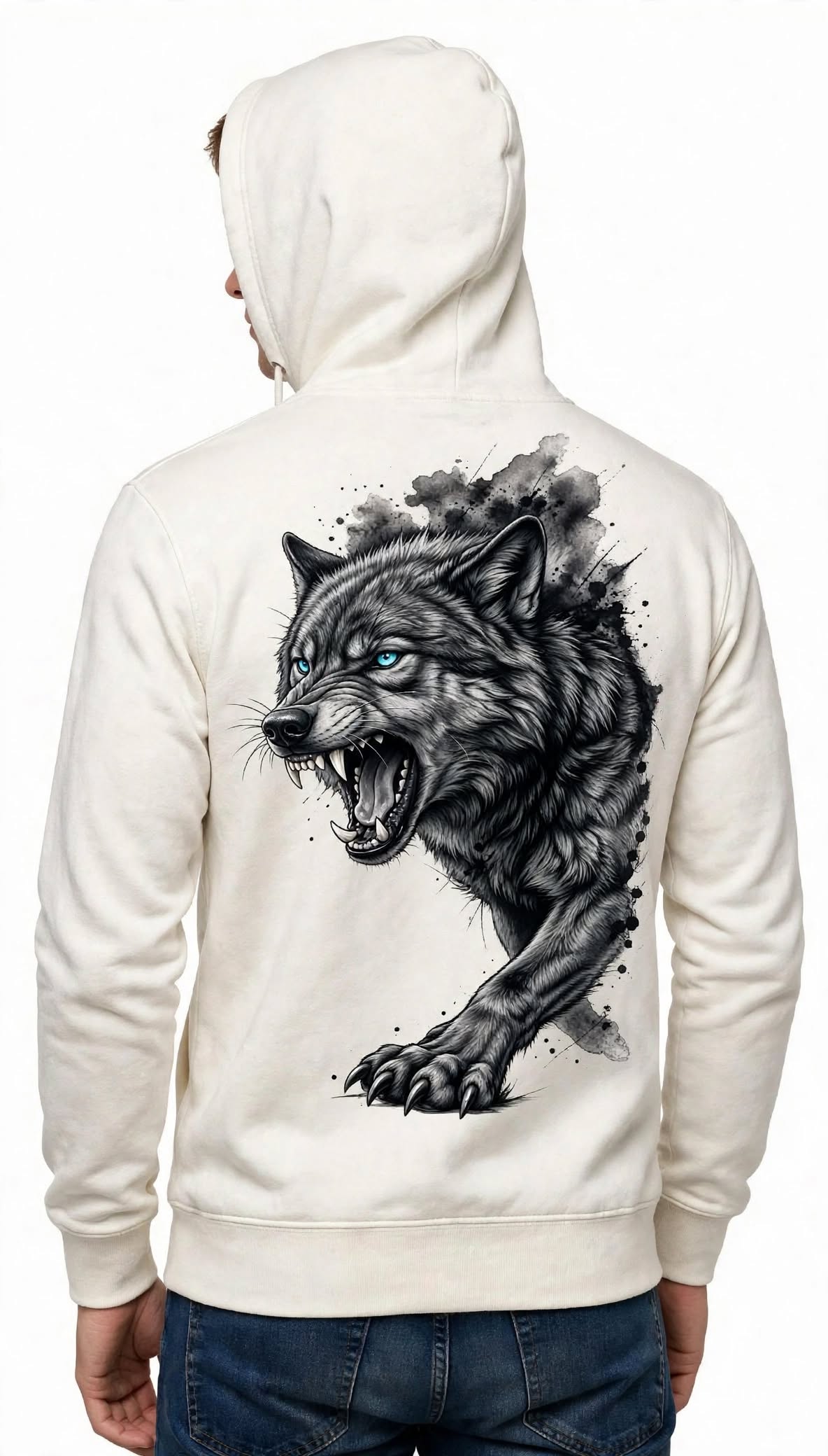 Wolf Graphic Hoodie | 350 GSM | 100% Cotton