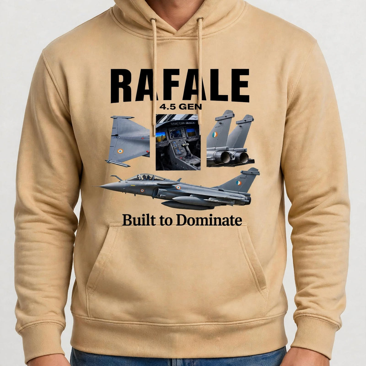 Rafale Graphic Hoodie | 350 GSM | 100% Cotton