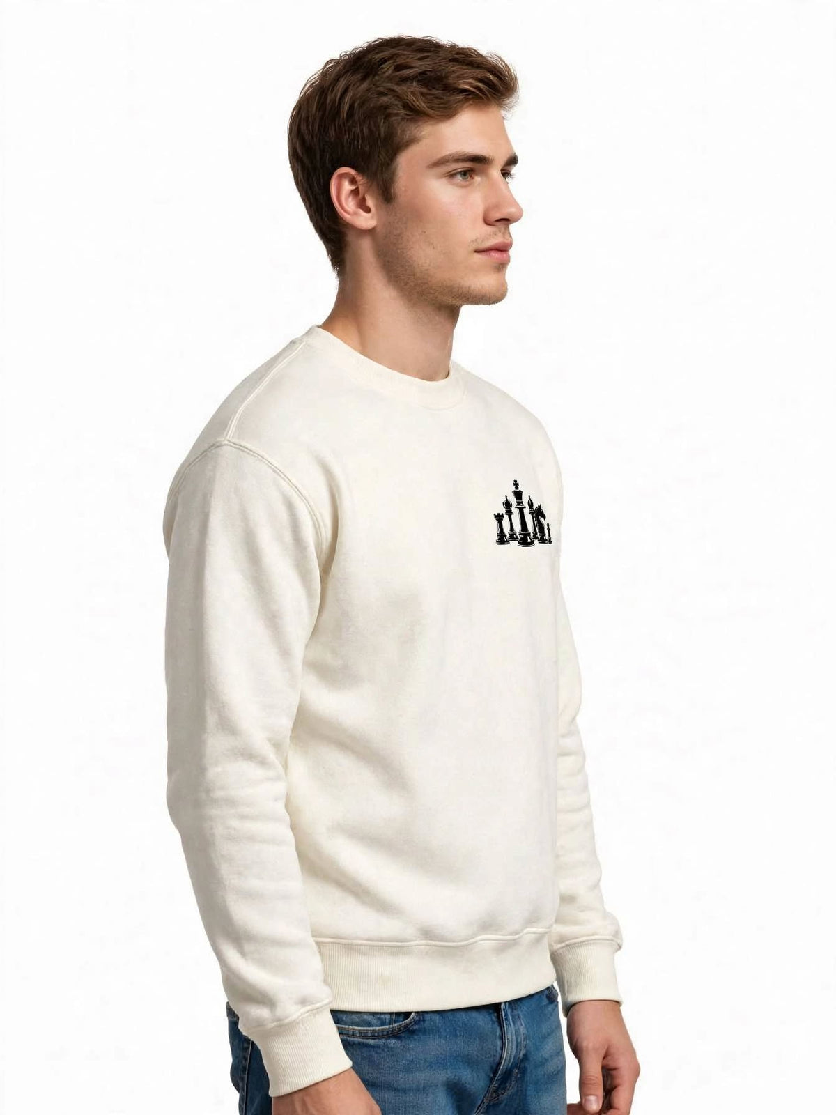 Chess Graphic Sweatshirt | 350 GSM | 100% Cotton
