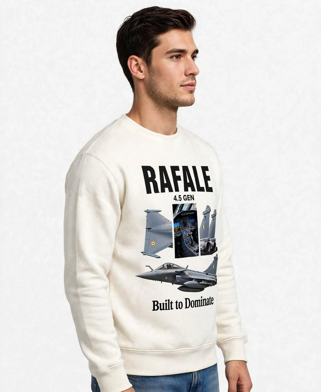 Rafale Graphic Hoodie | 350 GSM | 100% Cotton