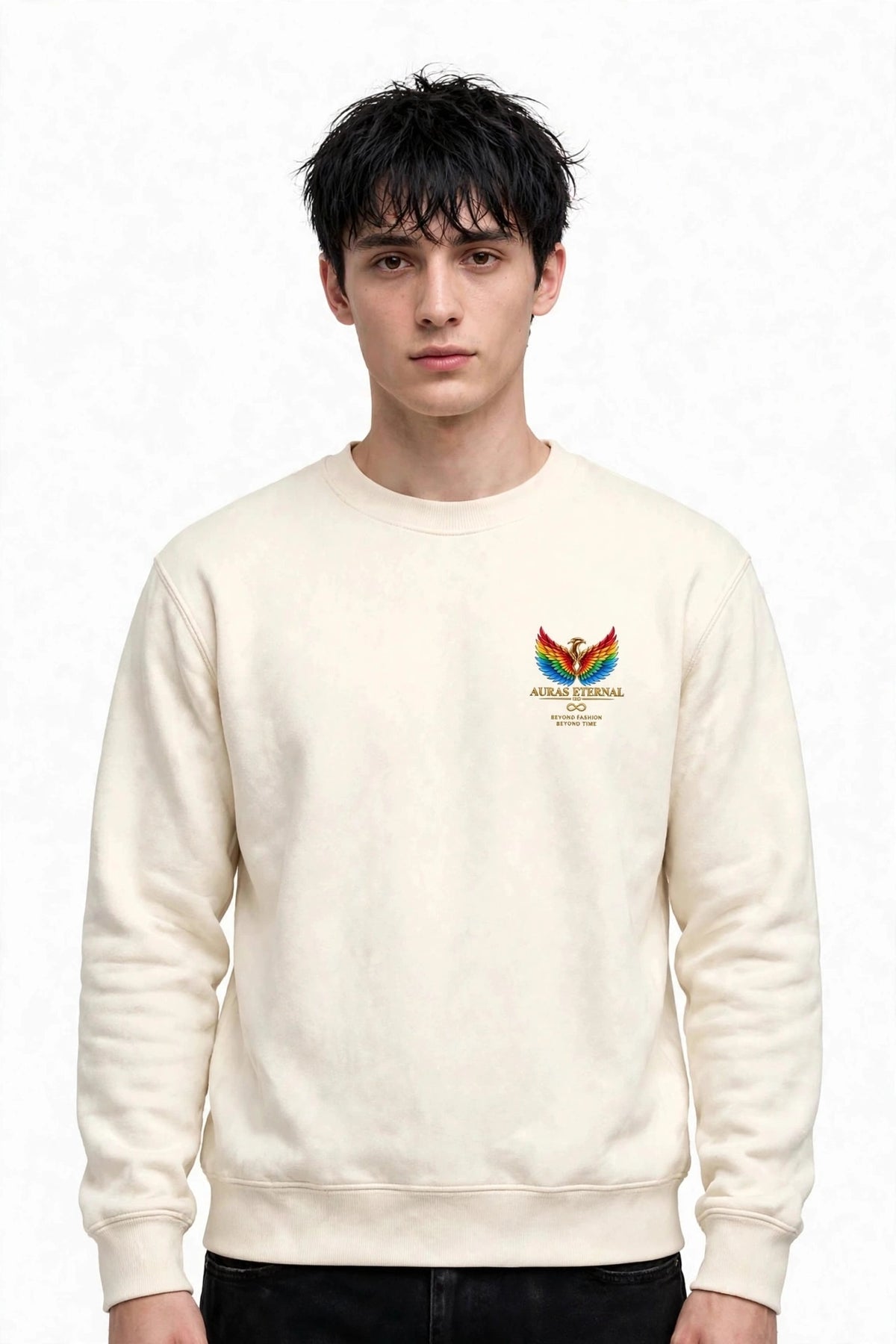 Fire Graphic Sweatshirt | 350 GSM | 100% Cotton
