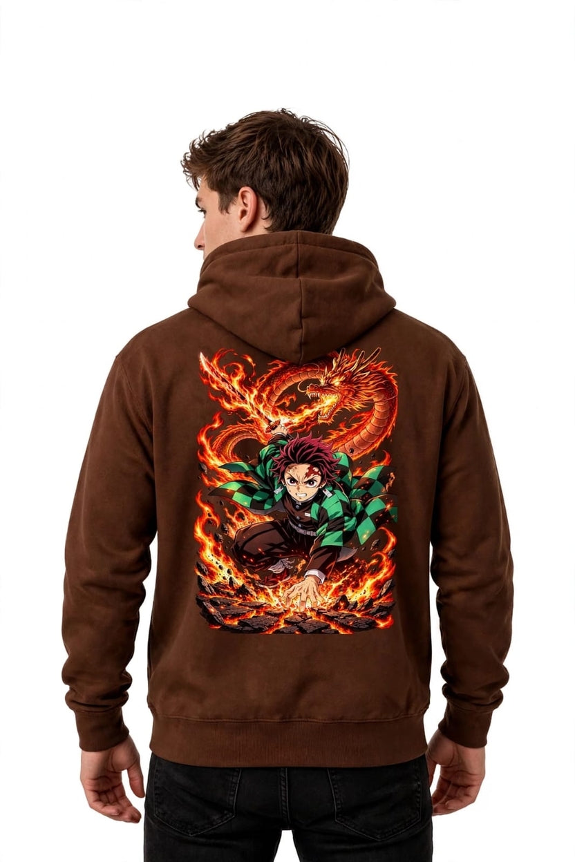 Fire Graphic Hoodie | 350 GSM | 100% Cotton