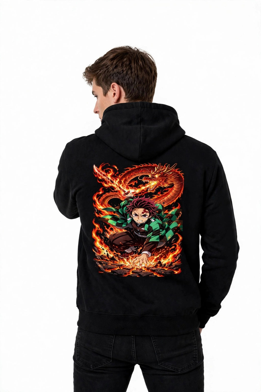 Fire Graphic Hoodie | 350 GSM | 100% Cotton