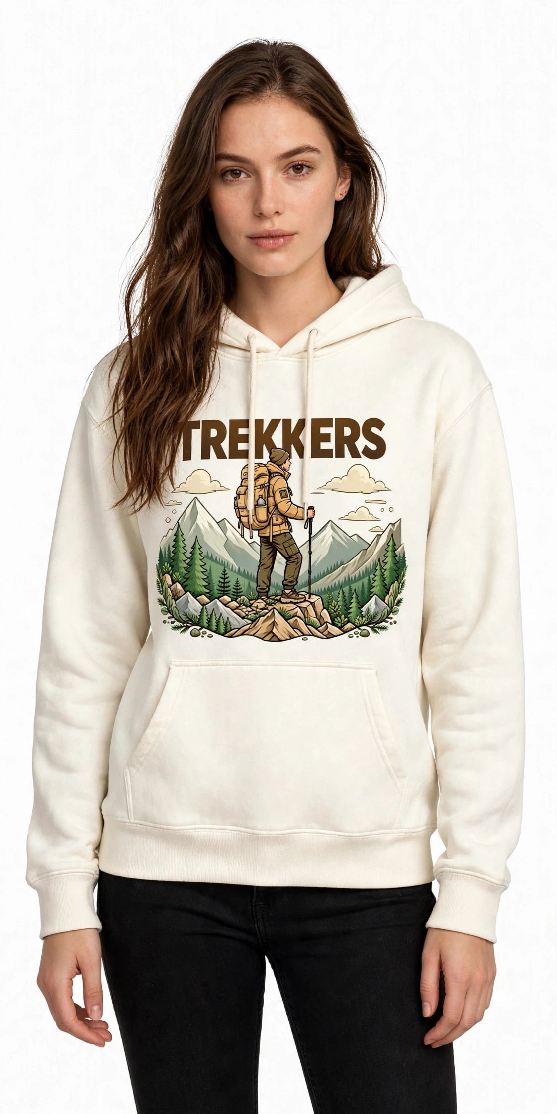 Trekkers Adventure Graphic Hoodie | 350 GSM | 100% Cotton
