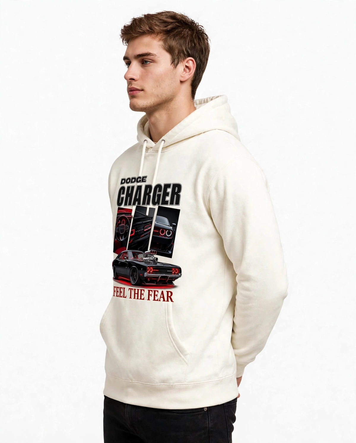 Charger Graphic Hoodie | 350 GSM | 100% Cotton