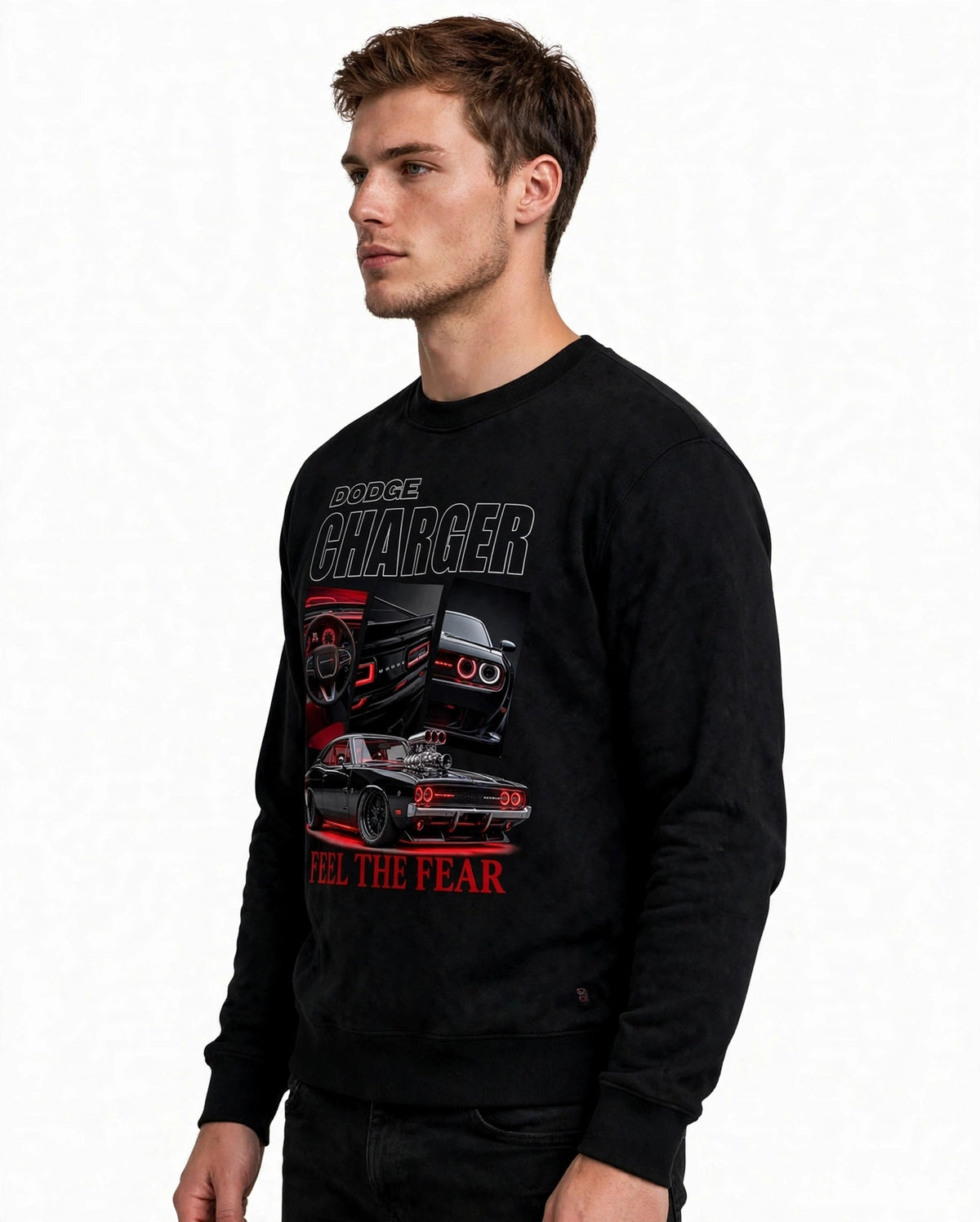 Dodge Charger Graphic Sweatshirt | 350 GSM | 100% Cotton