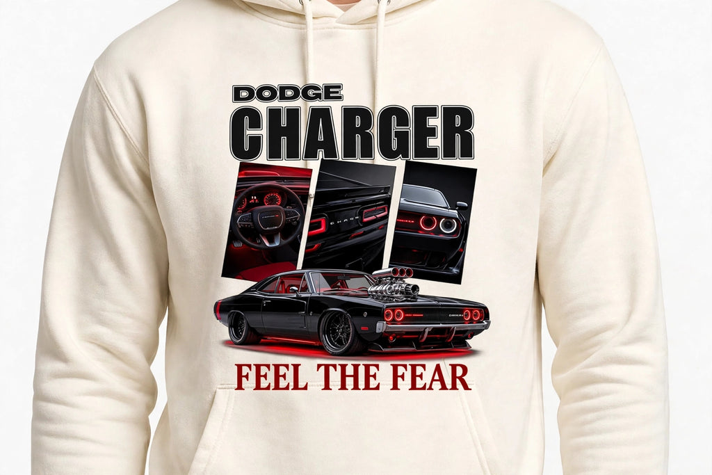 Charger Graphic Hoodie | 350 GSM | 100% Cotton
