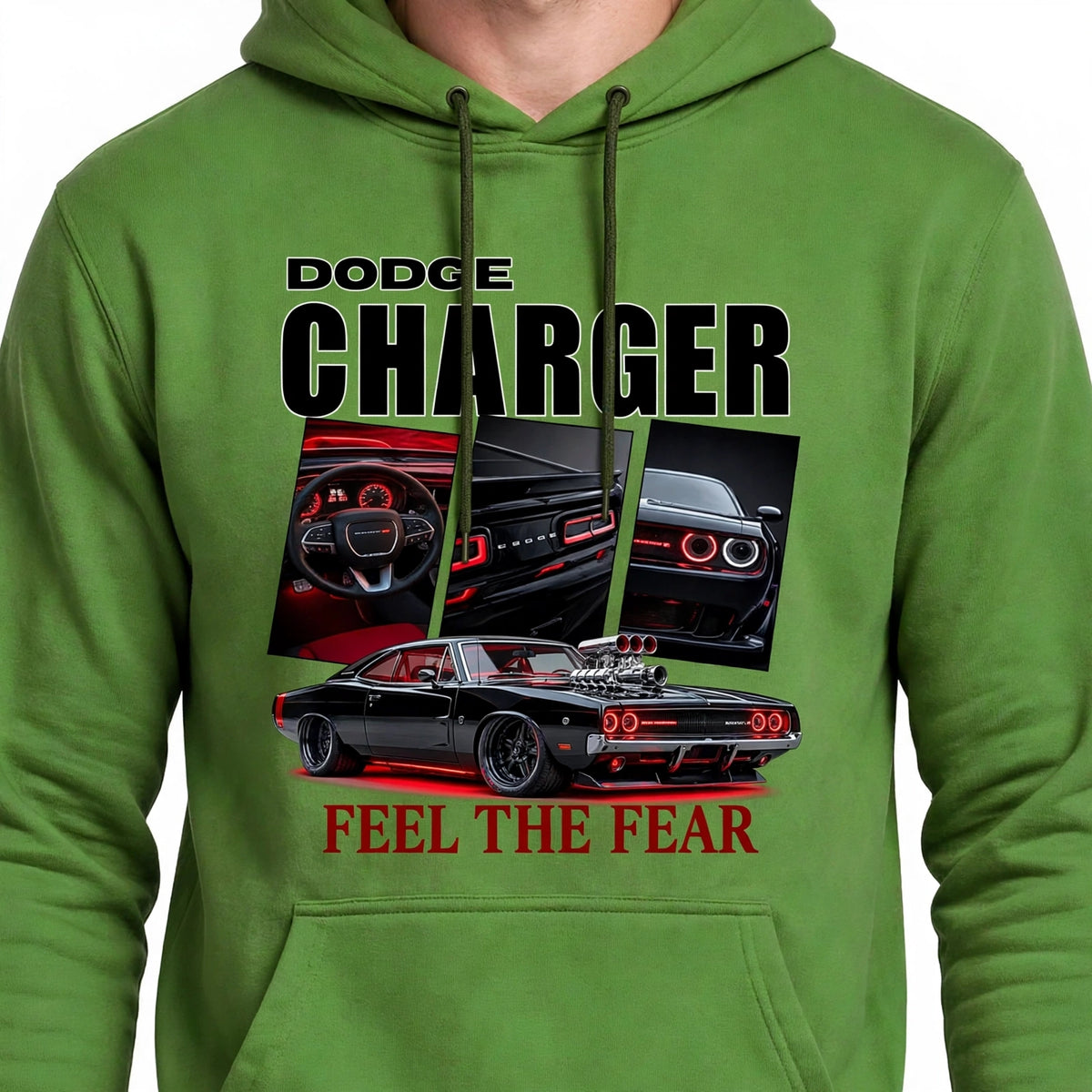 Charger Graphic Hoodie | 350 GSM | 100% Cotton