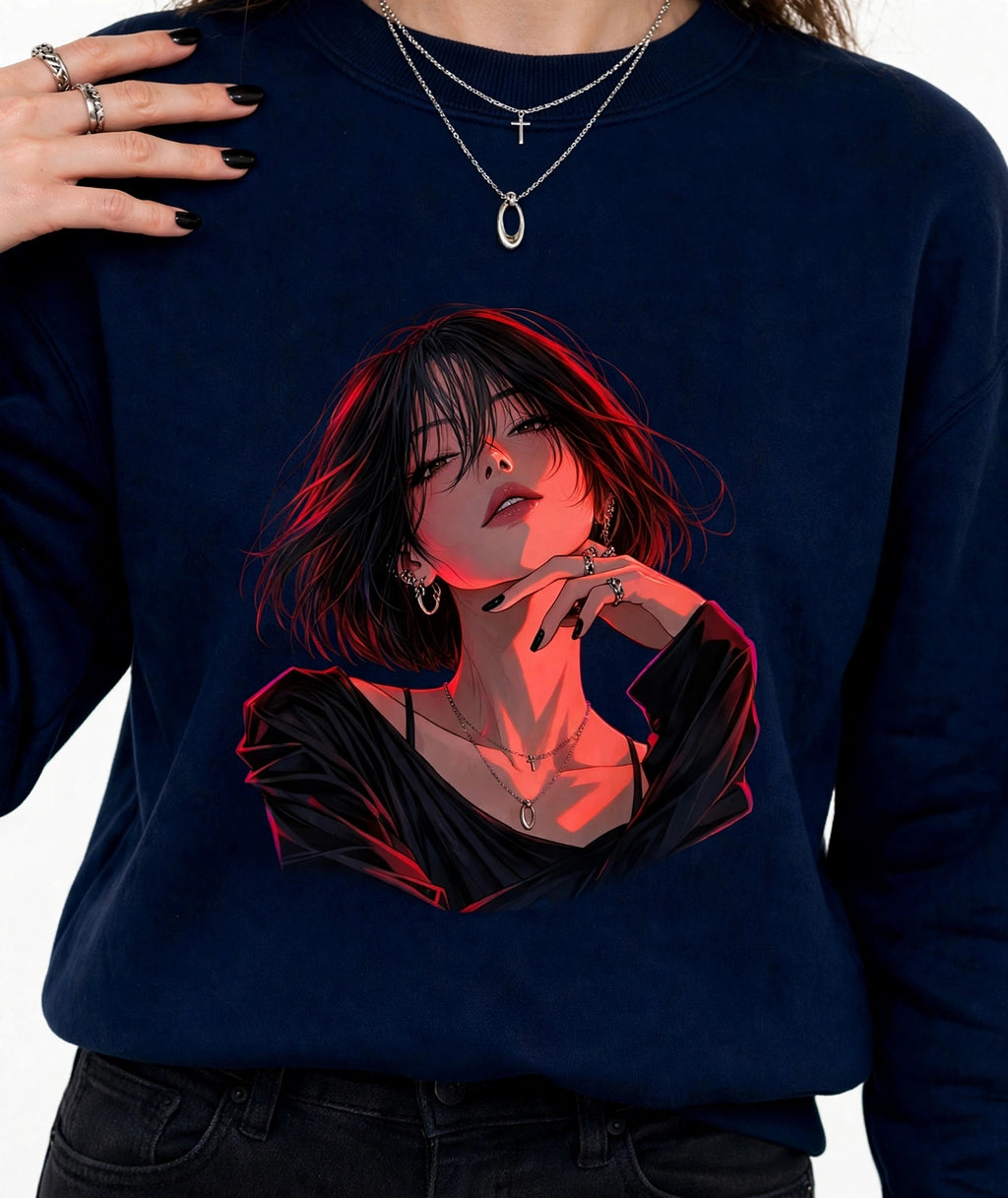 Girl Graphic SweatShirt| 350 GSM | 100% Cotton