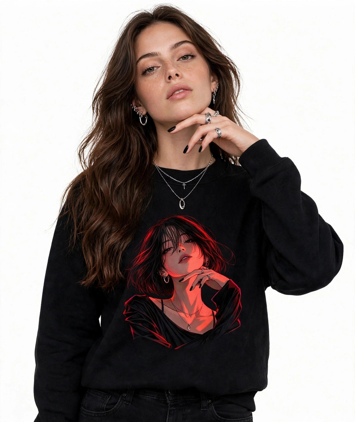 Girl Graphic SweatShirt| 350 GSM | 100% Cotton
